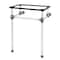 Fauceture Templeton 24" x 20-3/8" x 33-3/16" Acrylic Console Sink Legs, Nickel VAH282033SN - alternate 1